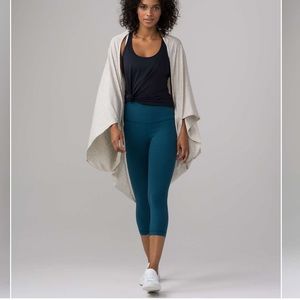 Heather navy Sage wrap/ scarf